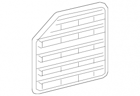 Ventilation shield right Lincoln Nautilus 19-23 large