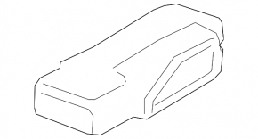 Wheel pressure sensor Porsche Cayenne 19-26 433 Mhz, type 2, black nipple