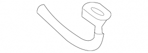Right front windshield washer nozzle for Nissan Leaf 11-12