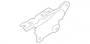 Hood hinge right BMW 5 G30 17-23