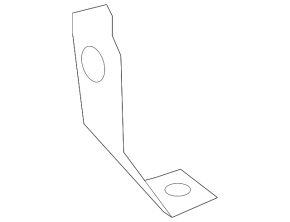 Rear Bumper Bracket Left External Toyota Sequoia 08-16 Front