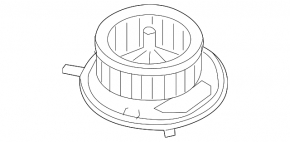 Audi Q3 83A 19-25 Heater Fan Motor