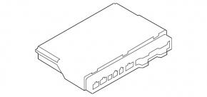 Driver's seat control unit BMW 5 F10 10-17