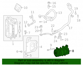 Air Conditioning Compressor BMW X5 G05 19-23 3.0T