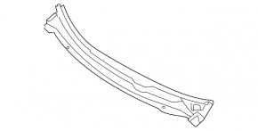 Windscreen wiper grille plastic Nissan Maxima A36 16-23