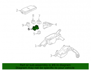 Fuse box underhood right Lexus ES300h 13-18 medium