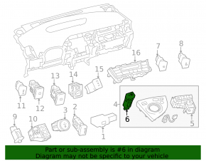 Parking button Toyota Prius 30 10-15