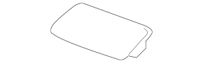 Right headlight washer cap with bracket for Audi A4 B8 13-16