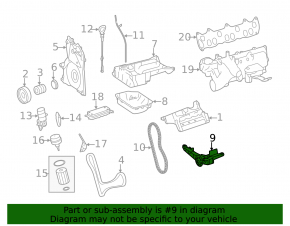 Oil pump for Mercedes X164 GL 07-12 3.0d engine
