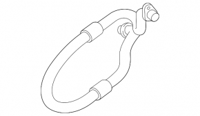 Jaguar XE 18-20 air conditioning hose