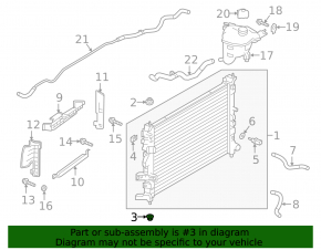 Radiator bracket lower left Infiniti QX50 19-