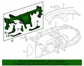 Chevrolet Volt 16- under-torpedo reinforcement pipe