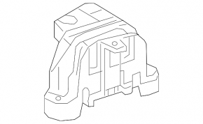Engine mount left Mercedes GLA 14-20