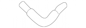 Lexus GX470 automatic transmission oil cooling pipe, 03-09 release