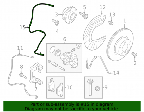 ABS sensor front right BMW X3 G01 18-