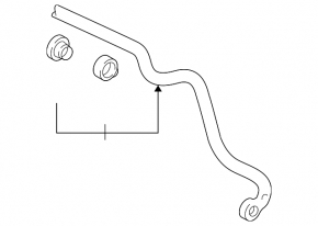 Front stabilizer bar for Lexus RX300 98-03