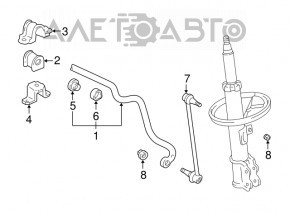 Front stabilizer bar for Lexus RX300 98-03