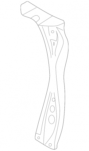 Subaru Crosstrek 18-23 Hood Lock Plate