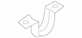 Rear stabilizer mounting bracket right Nissan Rogue 14-20