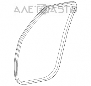 Door seal front left Fiat 500L 14-