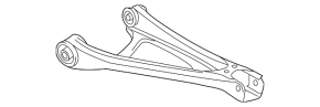 Lower rear left transverse control arm VW Touareg 11-17