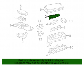 Fuse box underhood left Toyota Prius 50 Prime 16-22