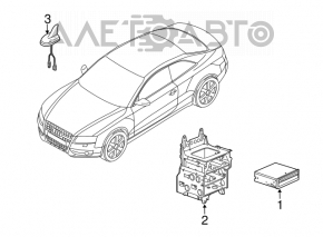 Navigation computer Audi A4 B8 13-16 rest