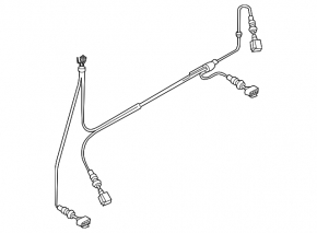 Front right ABS sensor wire for Audi A4 B8 08-16