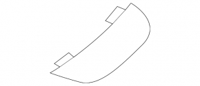 Trunk floor left Subaru Forester 14-18 SJ black