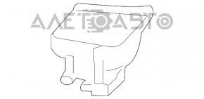 Right headlight washer nozzle cover for Mercedes W164 ML