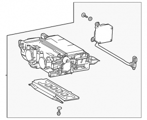 Rear inverter for Toyota Prius 50 19-21 AWD