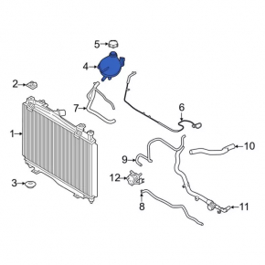 Expansion tank cooling Ford Ecosport 18-22 without cap
