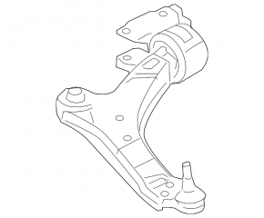 Lower front left control arm for Land Rover Range Rover Evoque 12-18