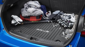 Toyota Prius 50 trunk mat, 16-22 mm rubber, black