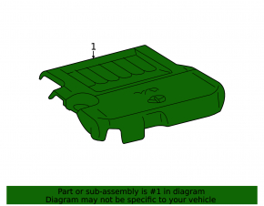 Toyota Highlander 14-16 3.5 Engine Cover