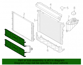 Protective radiator grille for BMW 5 G60 24-26