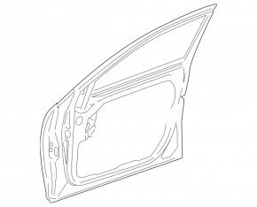 Door bare front left Mercedes W221
