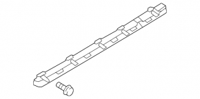 Door sill bracket right rear Volvo XC90 16-23