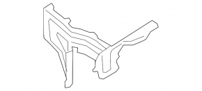 Lower front right fender bracket for Audi E-Tron 19-23