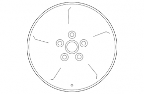 Wheel disk R16x6.5J Hyundai Elantra 21-23