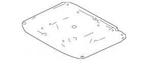 Lexus RC200t RC300 16-25 Hood Insulation
