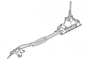 VW Jetta 19-19 manual transmission shifter with cable