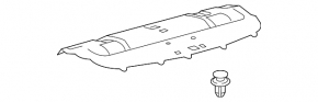 Rear shelf Lexus IS 14-20 black