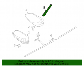 Antenna rod BMW i3 14-20