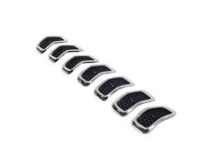 Jeep Cherokee KL 14-18 Pre-Resident Chrome Grille Element