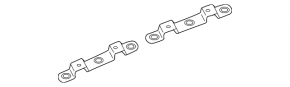 Roof rail bracket longitudinal right Nissan Murano z52 15-24