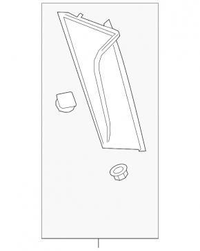 Trunk Door Trim Right GMC Terrain 18-