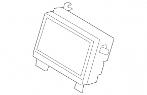 Subaru b9 Tribeca color navigation display monitor