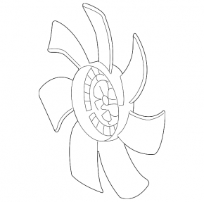 Lexus LX570 08-21 Cooling Fan Impeller