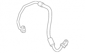 Air conditioner tube condenser-compressor Lexus NX200t NX300 15-21